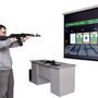 Интерактивный беспроводной лазерный стрелковый тренажер "Штурмовик-2" (мультимедийная система, массо